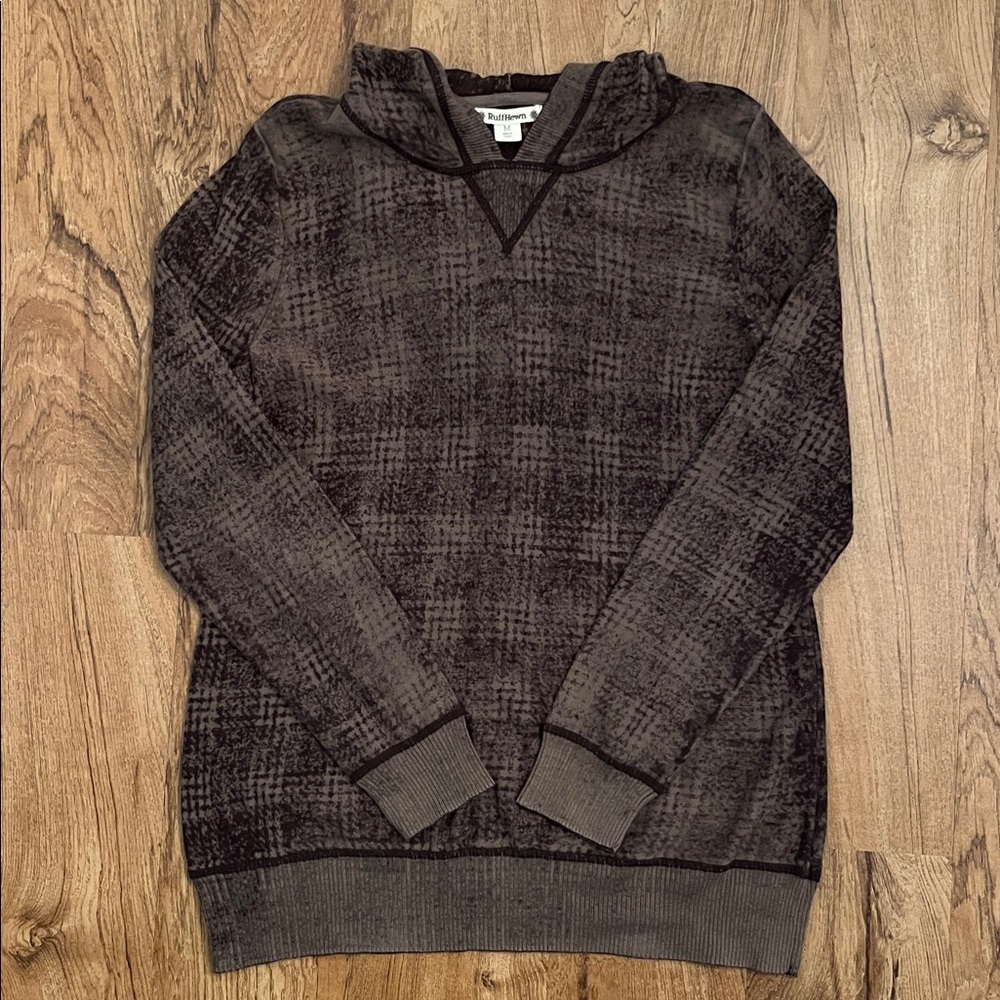 Ruff Hewn Hooded Patterned Pullover - image 1